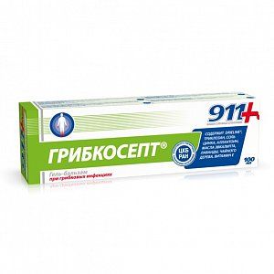 911 Грибкосепт гель-бальзам при грибковых инфекциях 100 мл