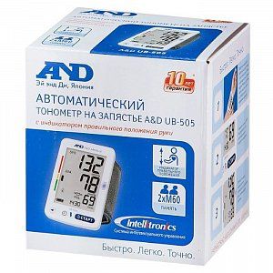 A&amp;D Тонометр UB-505 автоматический на запястье