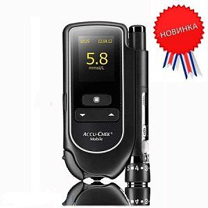 Акку-чек Мобайл глюкометр набор