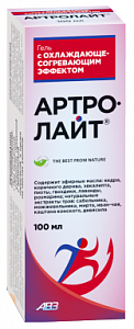 Артролайт гель охлаждающе-разогревающий туба 100 мл