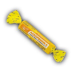 Аскорбиновая кислота таблетки 10 шт. крутка Банан Квадрат-С