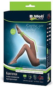 B.Well Колготки JW-311 70 Den р.4 1 класс компрессии Черные