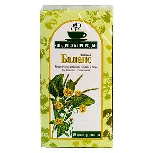 Баланс чай фильтр-пакет 20 шт.