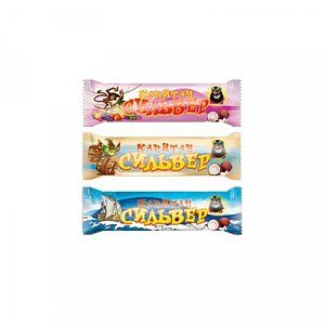 Батончик Капитан Сильвер 50 г кокос с джемом в шоколадной глазури