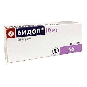 Бидоп таблетки 10 мг 56 шт.