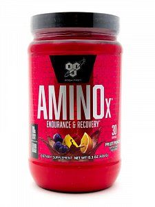 BSN AminoX Аминокислоты BCAA порошок 435 г со вкусом фруктовый пунш