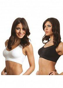 Бюстгальтер Ahh Bra р.M-L 2 шт. Черный+Белый