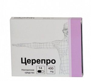 Церепро капсулы 400 мг 14 шт.