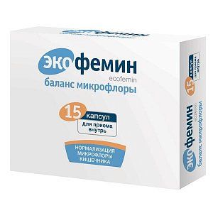 Экофемин Баланс микрофлоры капсулы 15 шт. (БАД)