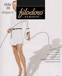 Filodoro Колготки Oda 20 den elegance р.4 nero