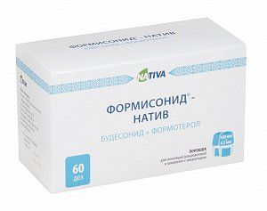 Формисонид-Натив капсулы с порошком для ингаляций 160 мкг+4,5 мкг/доза 60 шт.