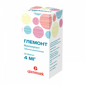 Глемонт таблетки жевательные 4 мг 28 шт.