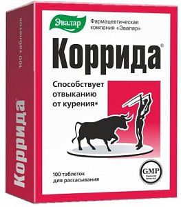 Коррида таблетки для рассасывания 100 шт. Эвалар