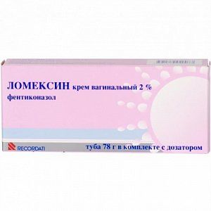 Ломексин крем для вагинального и наружного применения 2% тубы 78 г