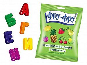 Мармелад Фру-фру Буквы 100 г