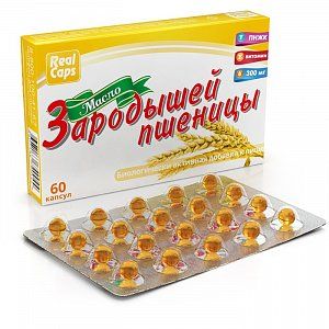 Масло зародышей пшеницы капсулы 300 мг 60 шт. Реалкапс (БАД)