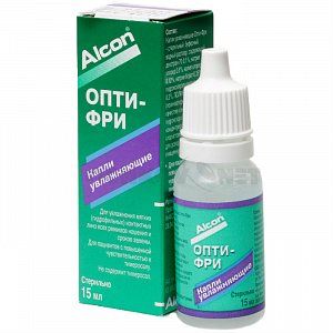 Опти-Фри капли глазные увлажняющие 15 мл