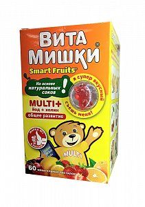 Витамишки Multi+ йод+холин пастилки жевательные 60 шт.